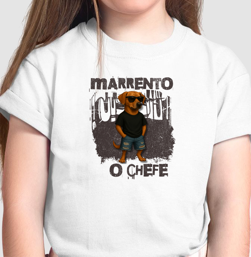 Camiseta Infantil O Chefe