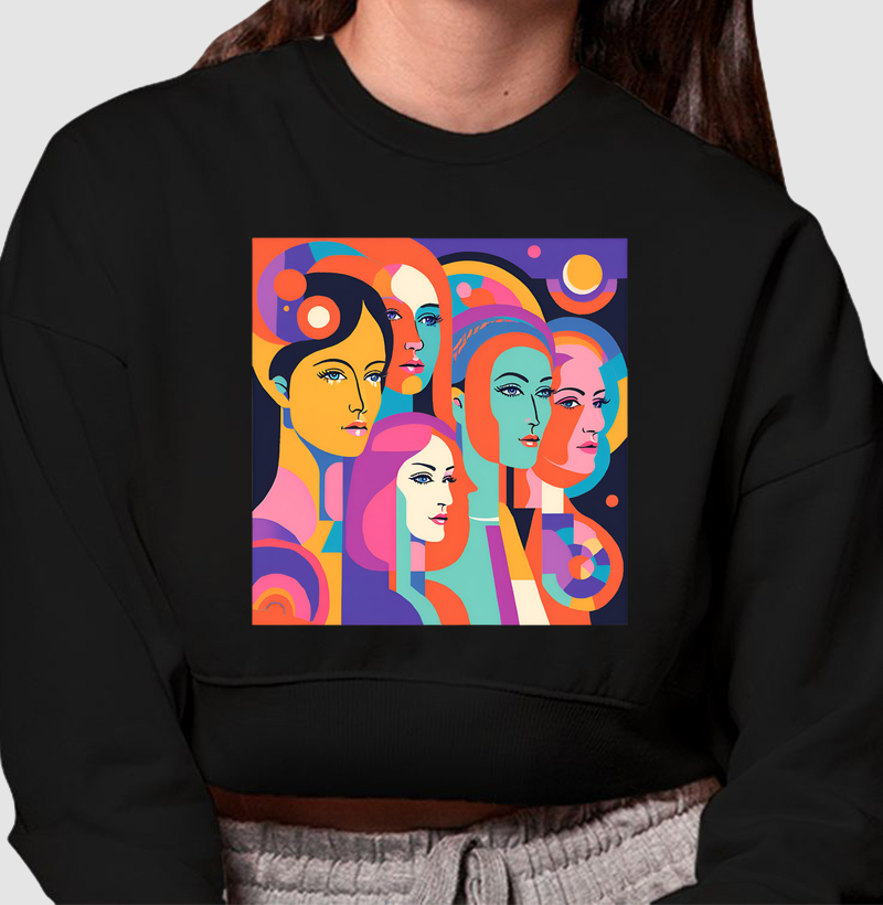 Mosaico mulheres.