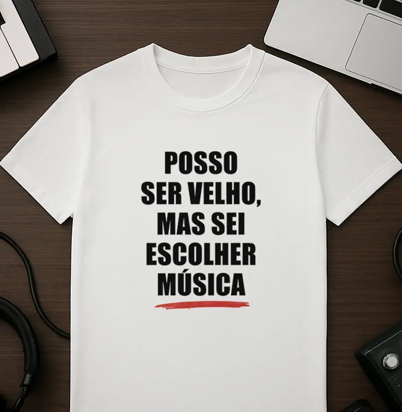 Posso ser velho, mas sei escolher música