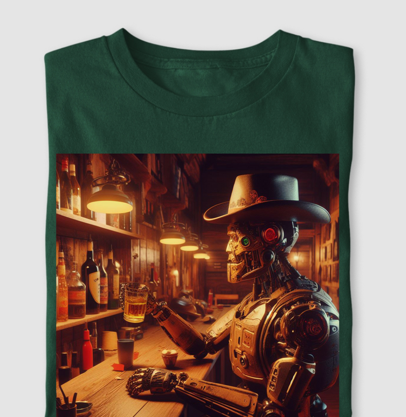 ROBÔ BEBENDO CHOPP / Estampas Reverso 1