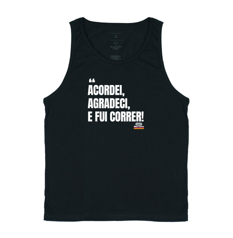 ACORDEI, AGRADECI E FUI CORRER!