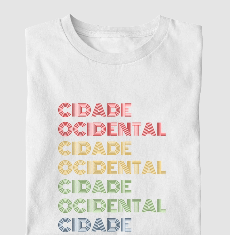 Cidade Ocidental Letreiro Retrô