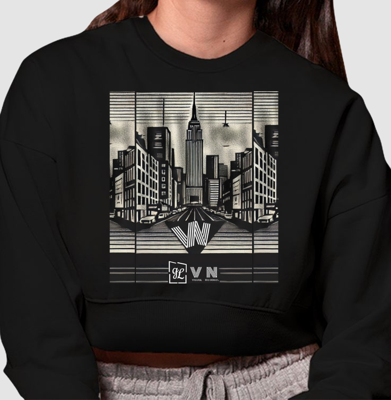 Cropped Moletom VN Vibes 