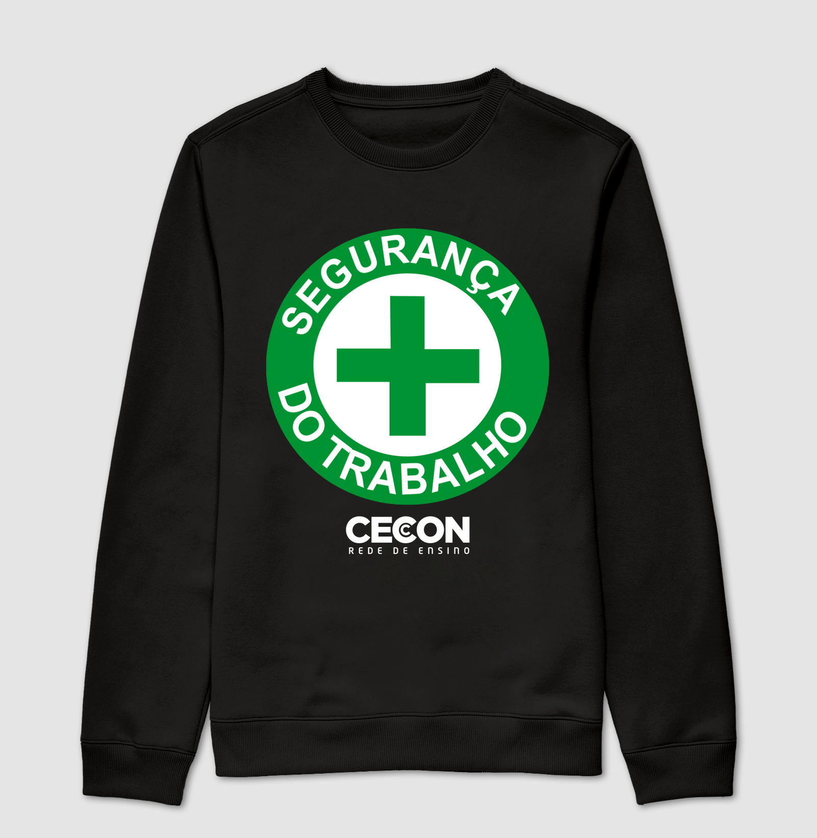 Camisa Segurança do Trabalho logo grande cores