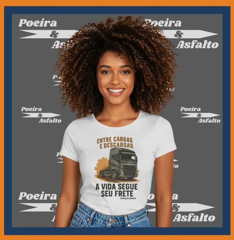 Camiseta Entre Cargas e Descargas