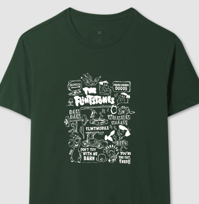 Camiseta Os Flintstones – Fala Sério Store