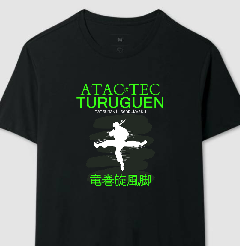 Camiseta Gamer - Jogo de Luta “ATAC TEC TURUGUEN” [DXP PRE-SEASON]