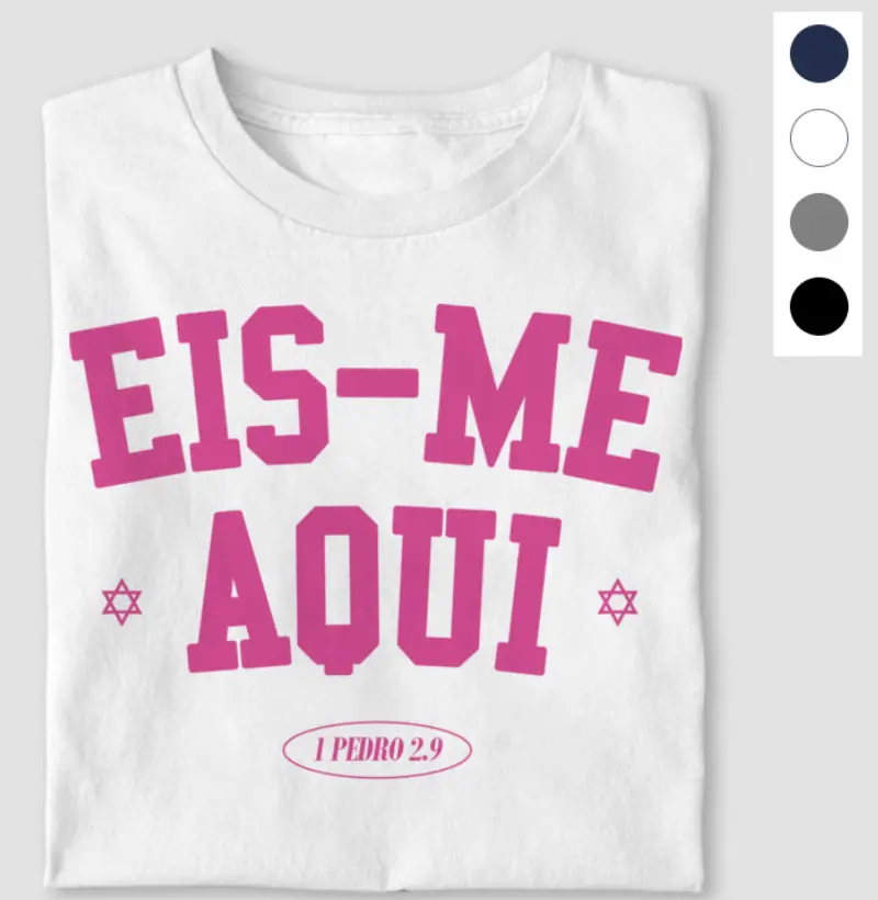 Eis-me aqui! - PINK EDITION BABY LOOK