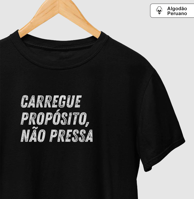 Carregue propósito, não pressa