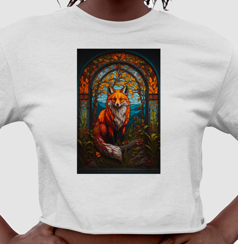 Cropped Raposa de Outono