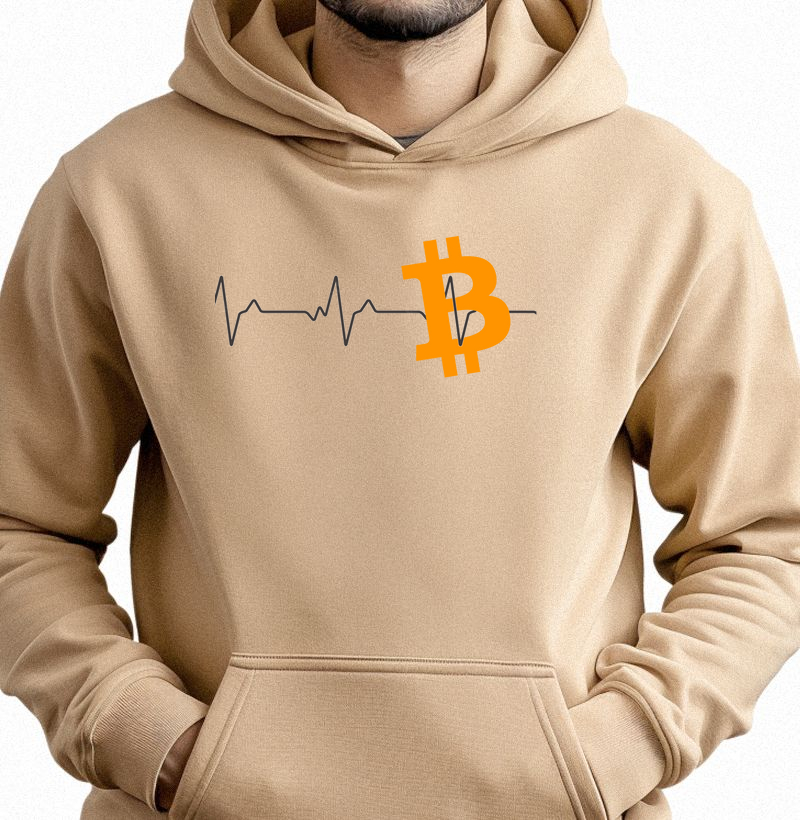 Bitcoin ECG - Hoodie Moletom