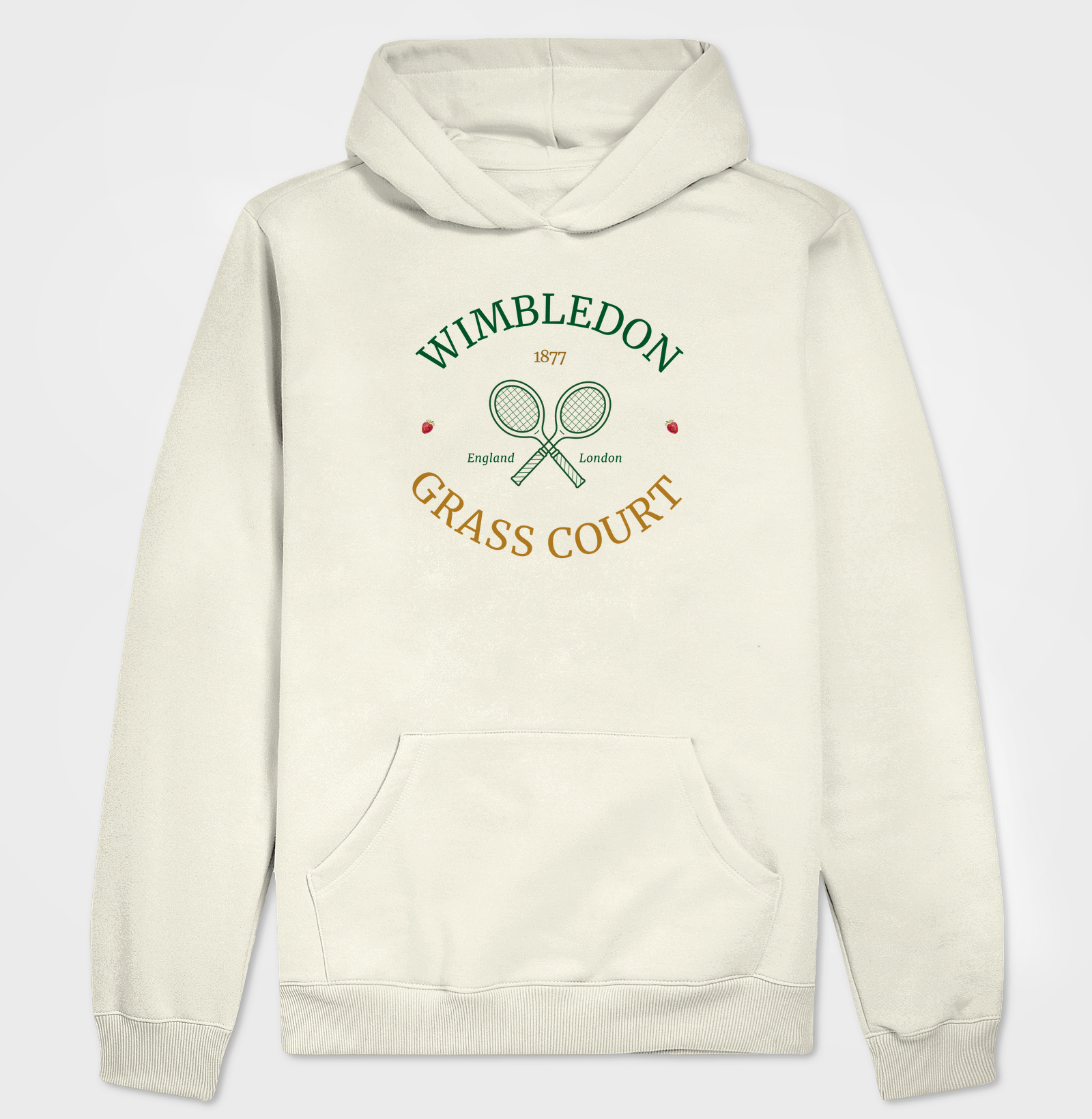 Wimbledon - Grass Court - Moletom inverno com capuz
