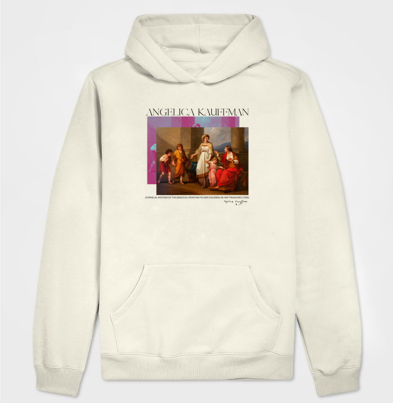 Cornelia, Mother of the Gracchi, Pointing to Her Children as Her Treasures (1785) - Angelica Kauffman