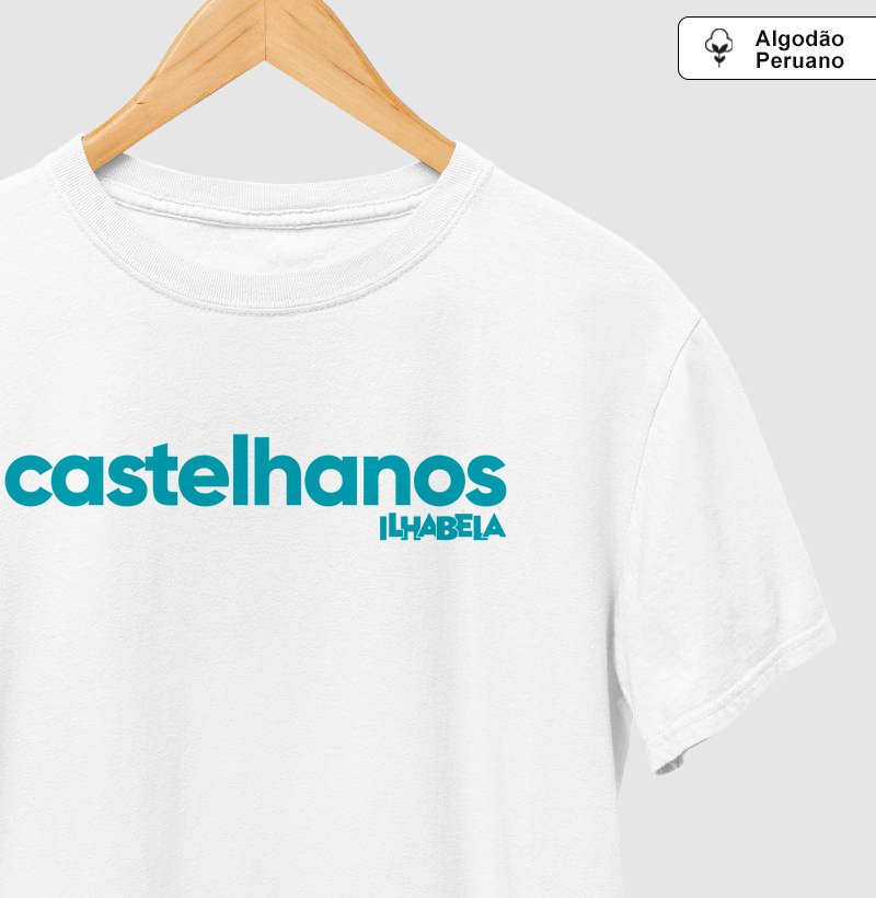 Camiseta Praia de Castelhanos Ilhabela Algodão Peruano
