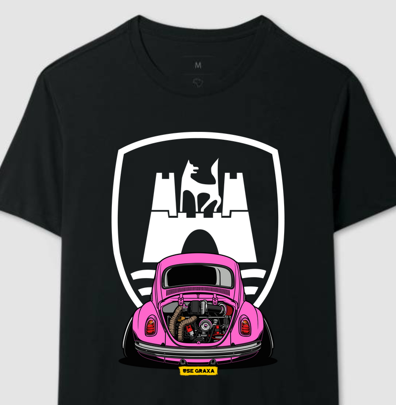Wolfsburg VW Fusca Rosa