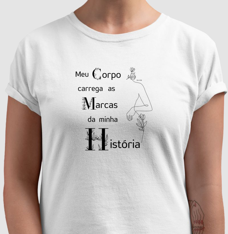 Meu corpo carrega as marcas da minha história