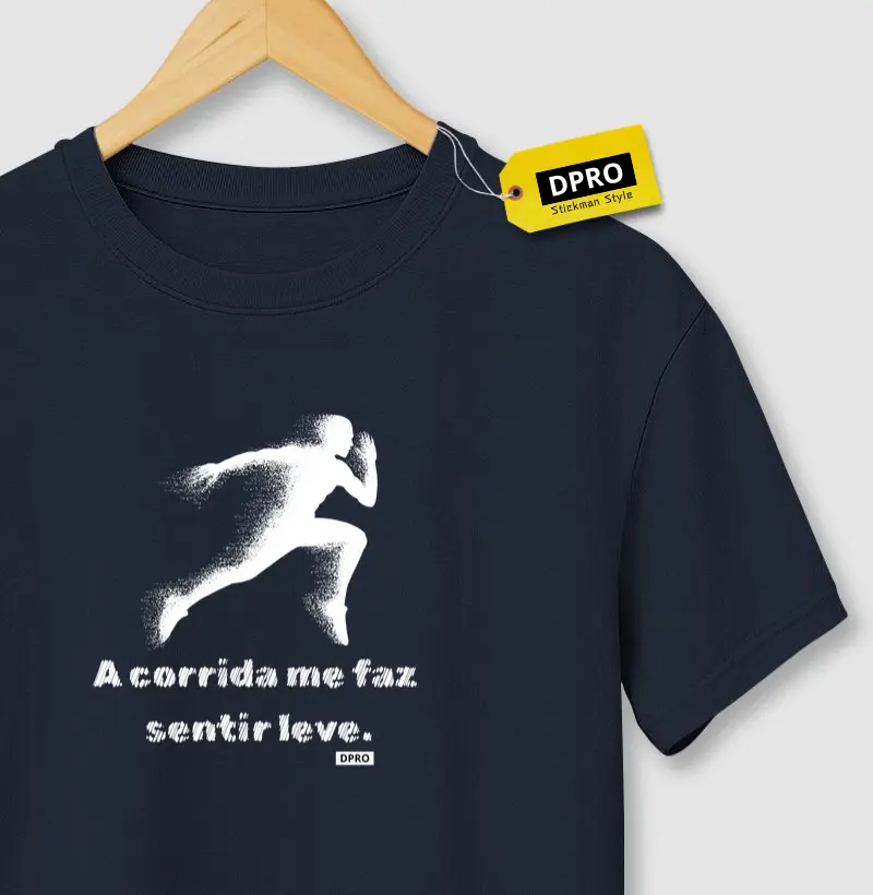 A corrida me faz sentir leve