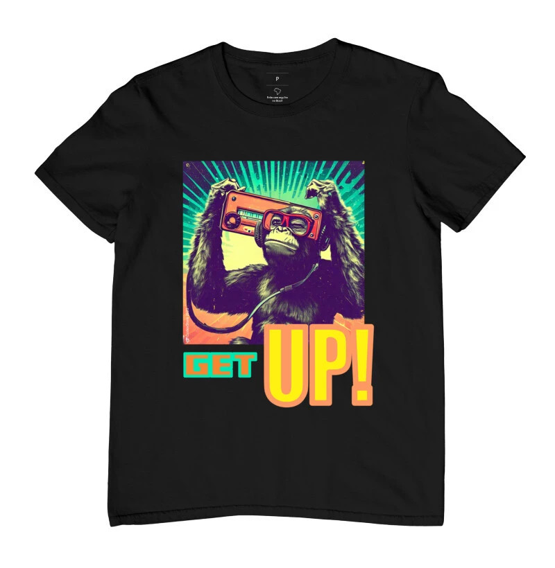 camiseta Monkey Get Up