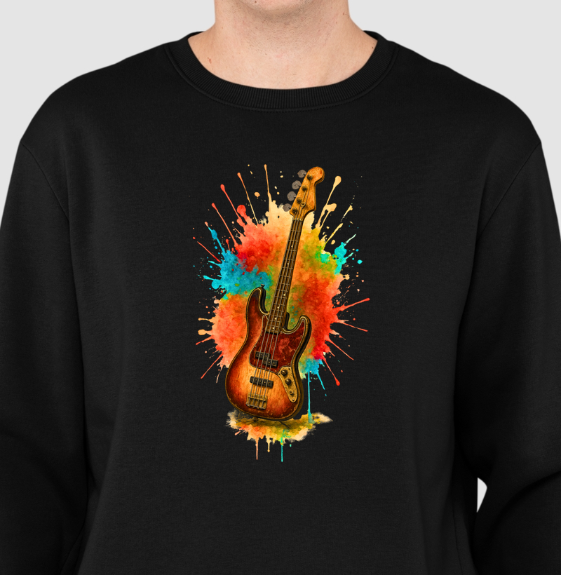 Moletom para Baixista – Design Realista 2