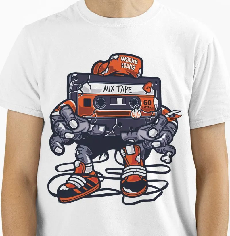 Camiseta Cassete Zumbi 