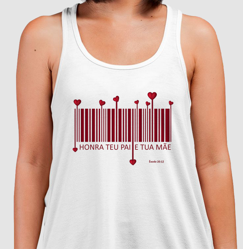 Regata Personalizada Honra teu Pai e tua Mãe