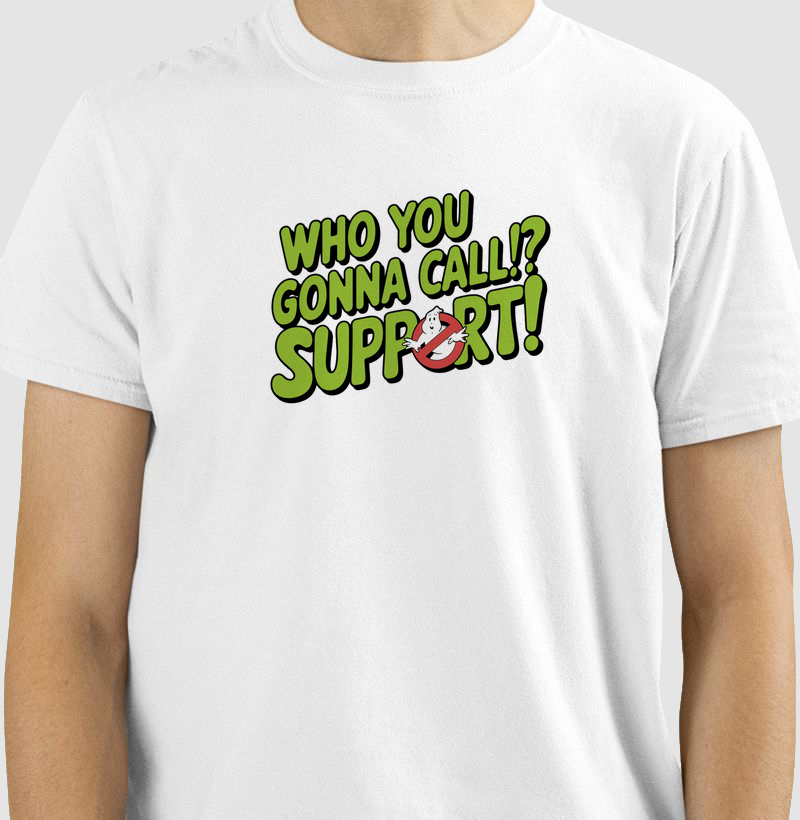 T-shirt call support