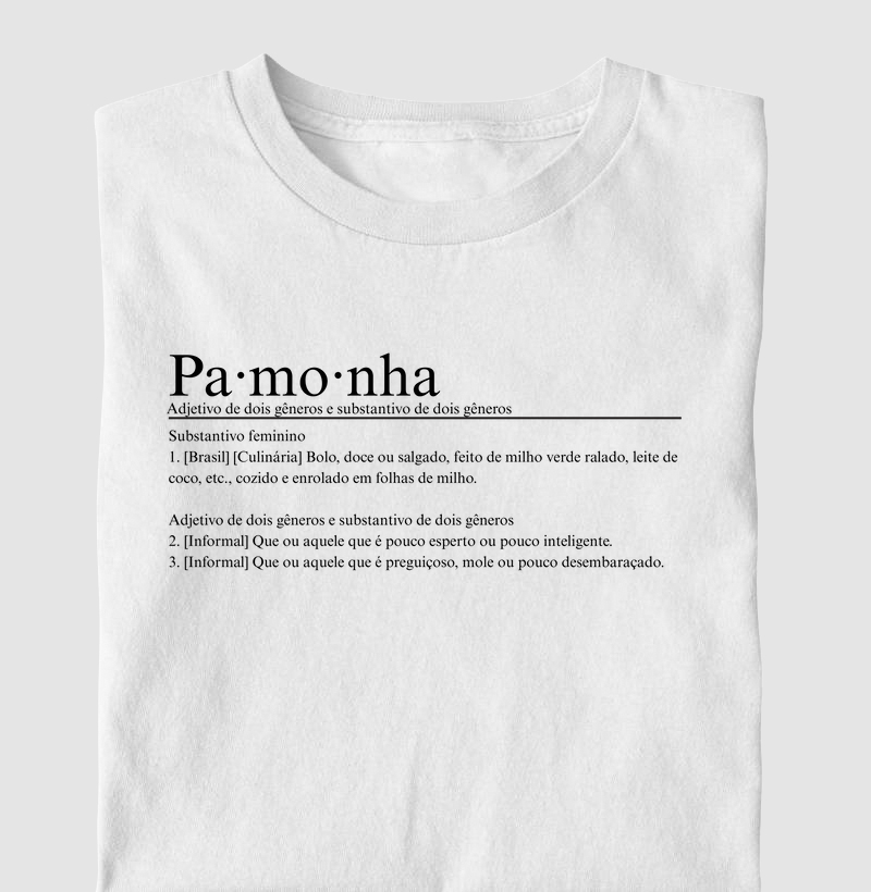 Camiseta Pamonha Dicio