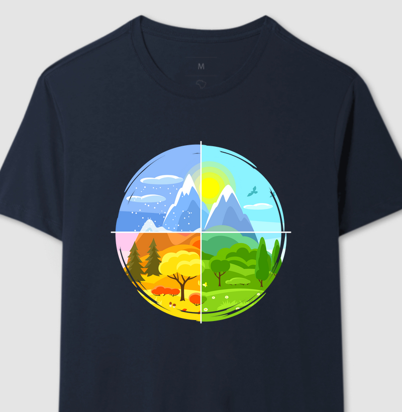 Camiseta estações