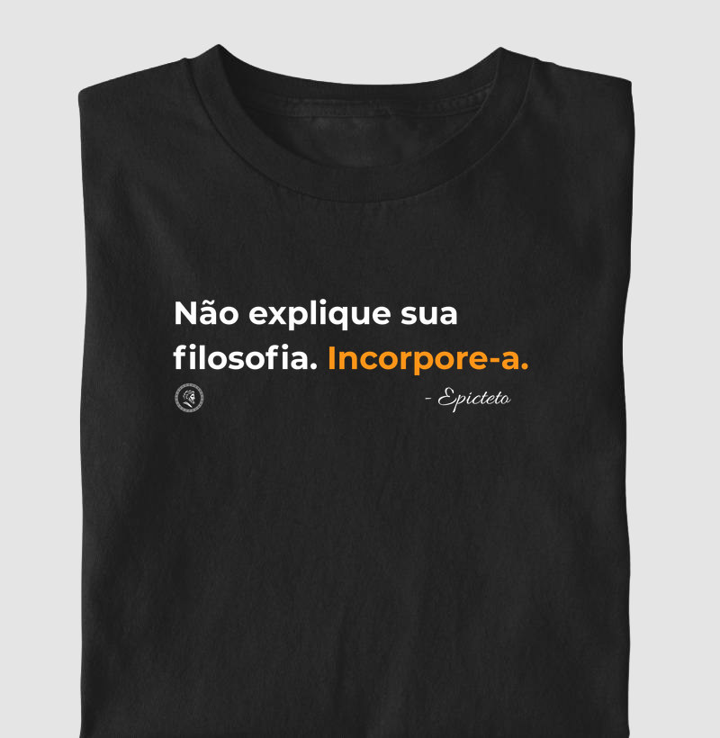Camiseta Filosofia Estoicismo de Sêneca "Incopore-a"