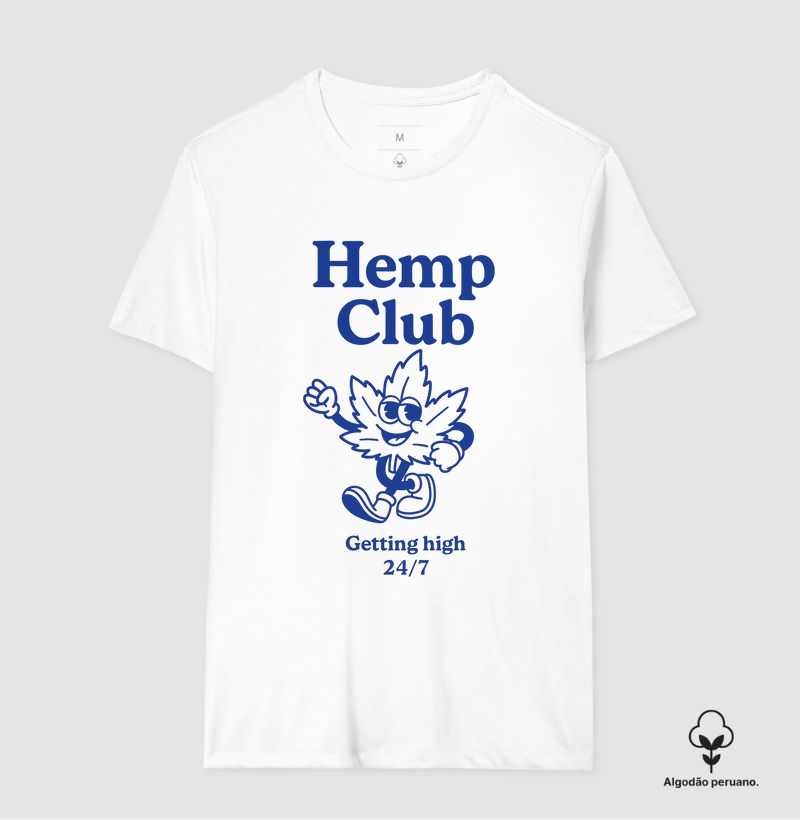 Camiseta algodão peruano - Hemp Club