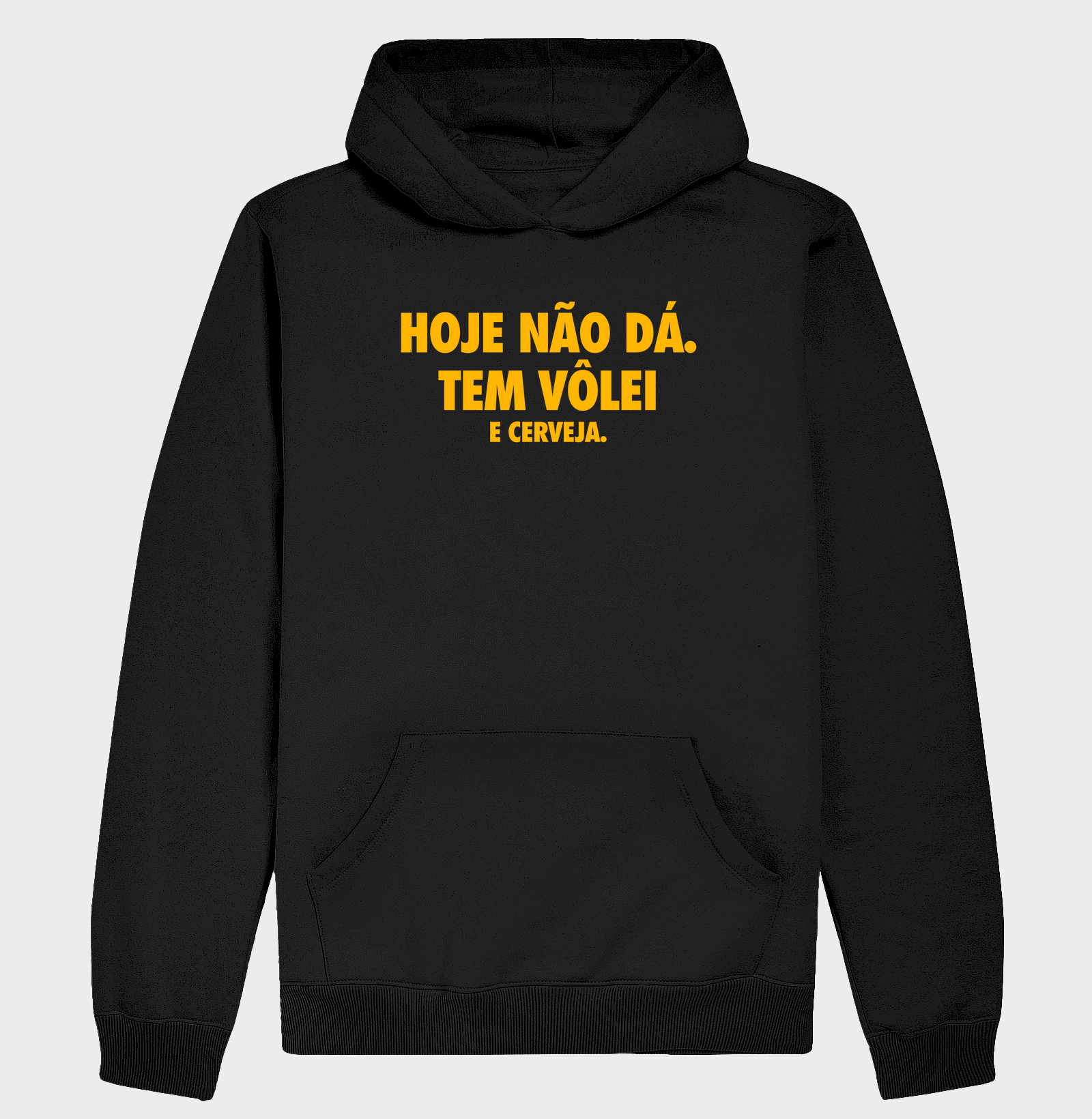 Hoje não dá. Tem vôlei e cerveja