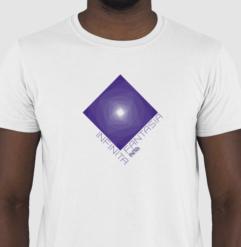T-SHIRT "INFINITA FANTASIA" / ROXO ESTAMPA MÉDIA