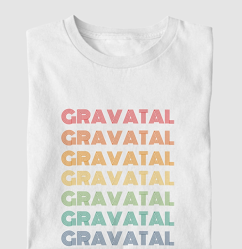 Gravatal Letreiro Retrô