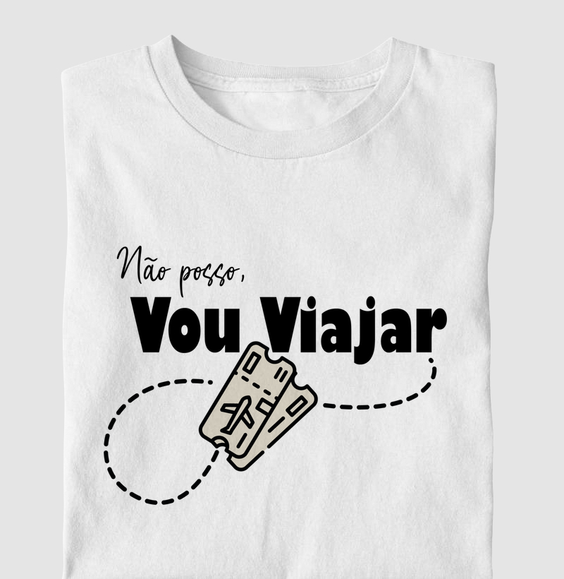 Não posso, vou viajar