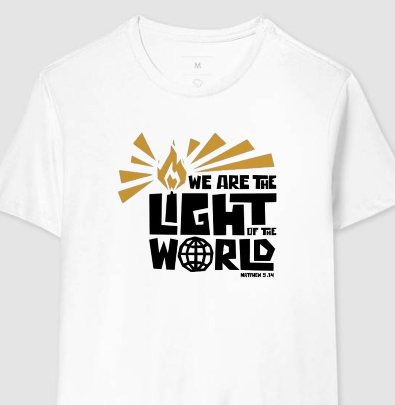 Camiseta We are the light of the world
