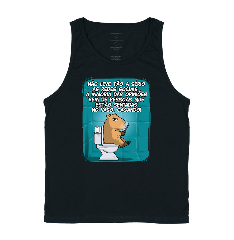Camiseta Capivara Banheiro