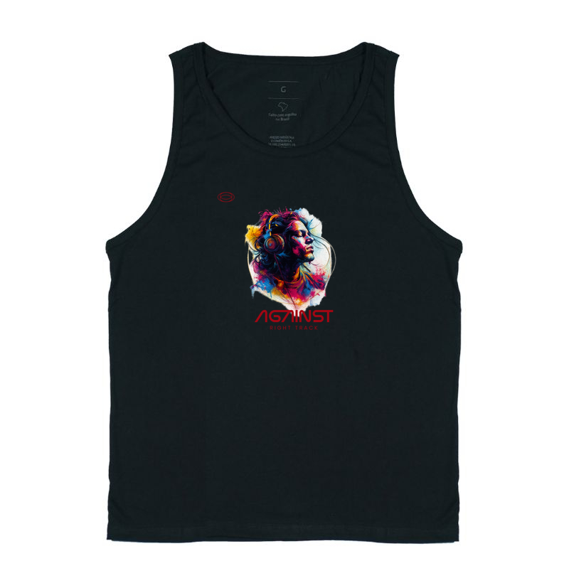 Camiseta ouvindo musica