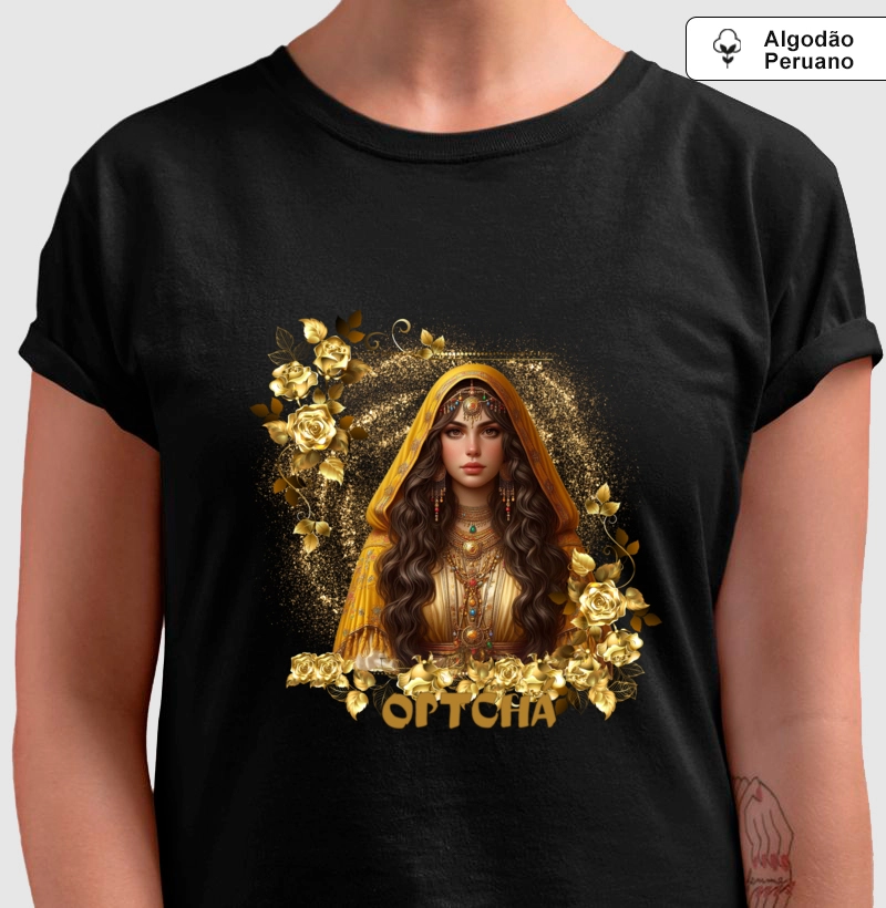 Camiseta Algodão Peruano - Premium - Cigana Madalena