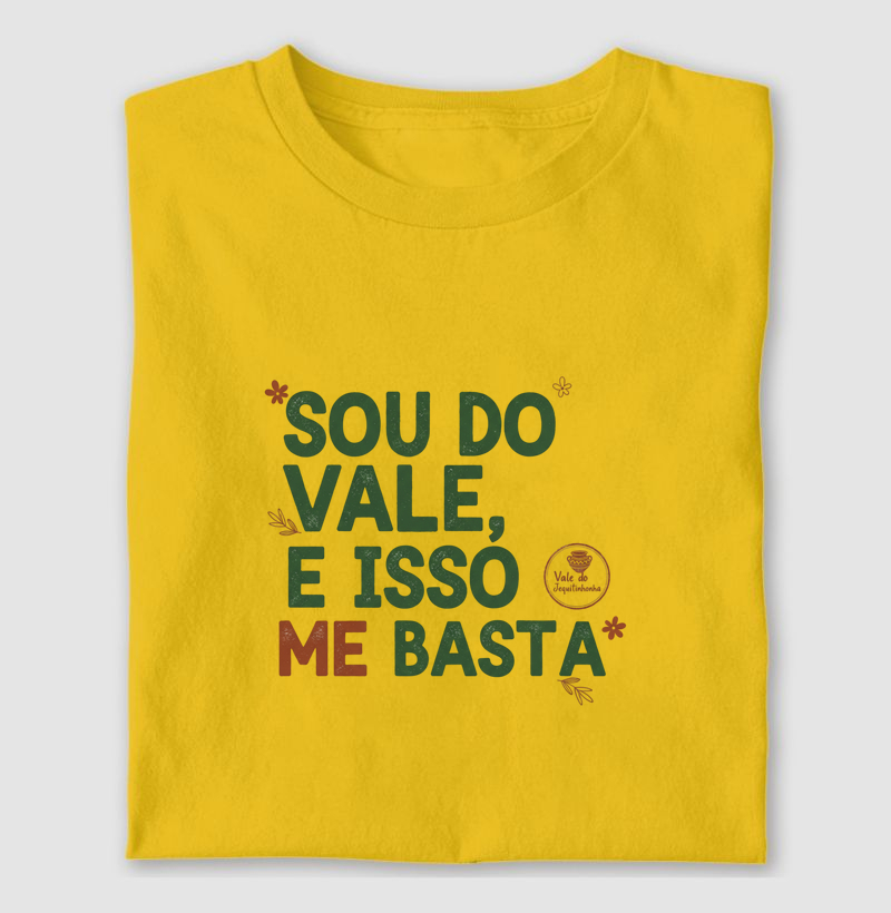 Sou do Vale, e isso me basta