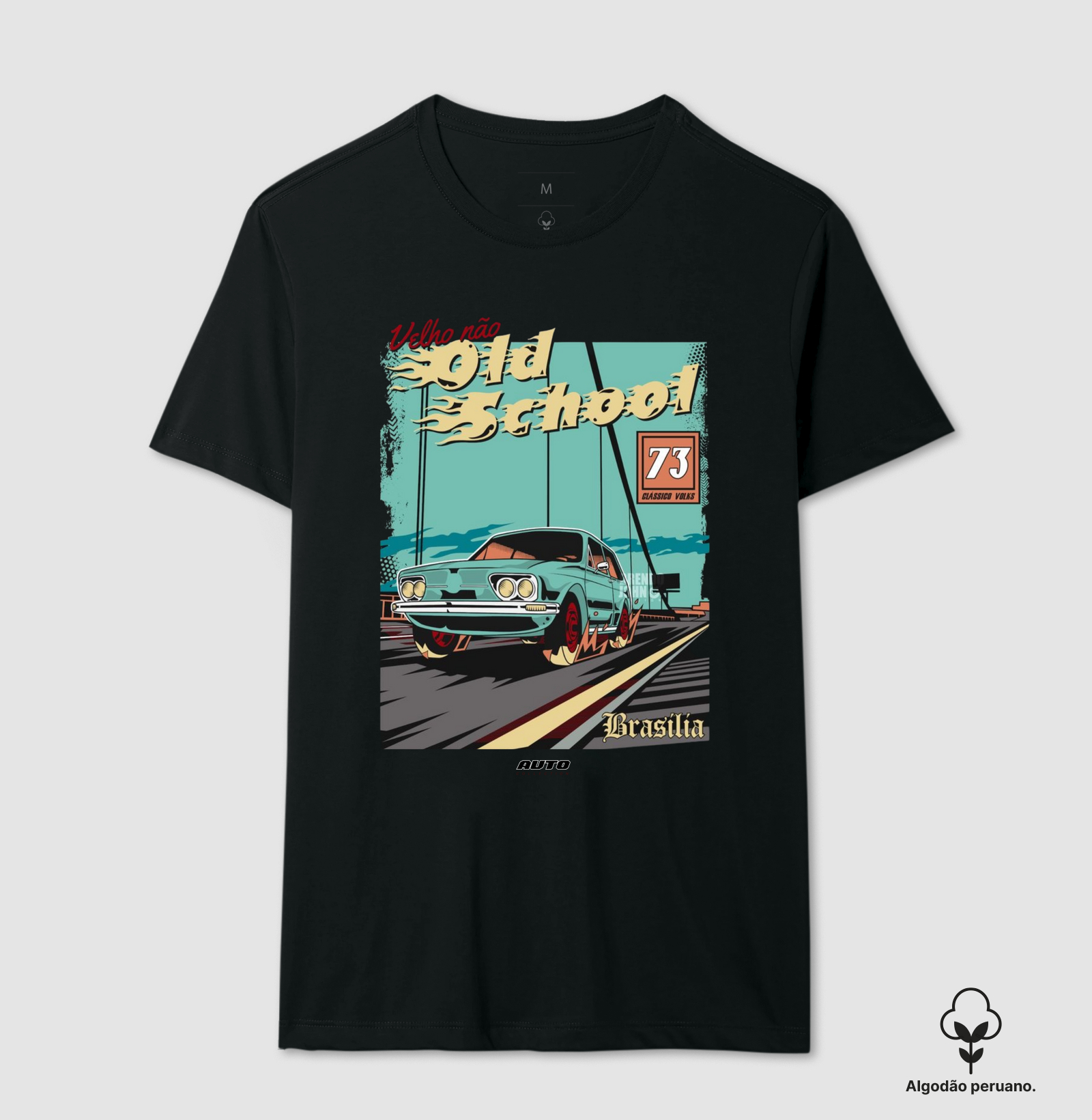 Camiseta Brasília Old School By Brendo John