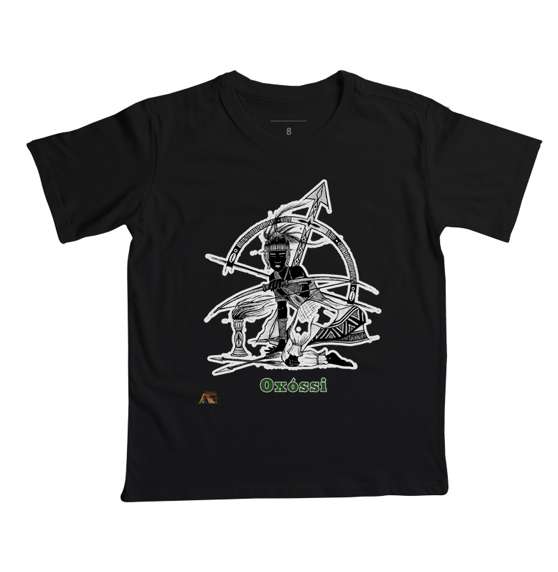  Camiseta Guardião das Matas  Oxóssi Vigilante 100% Algodão