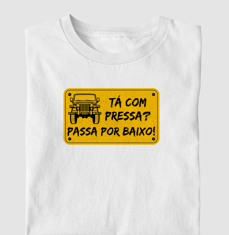 Tá com pressa? Passa por baixo.