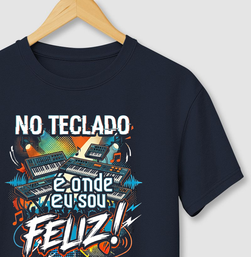"No Teclado é Onde Eu Sou Feliz"