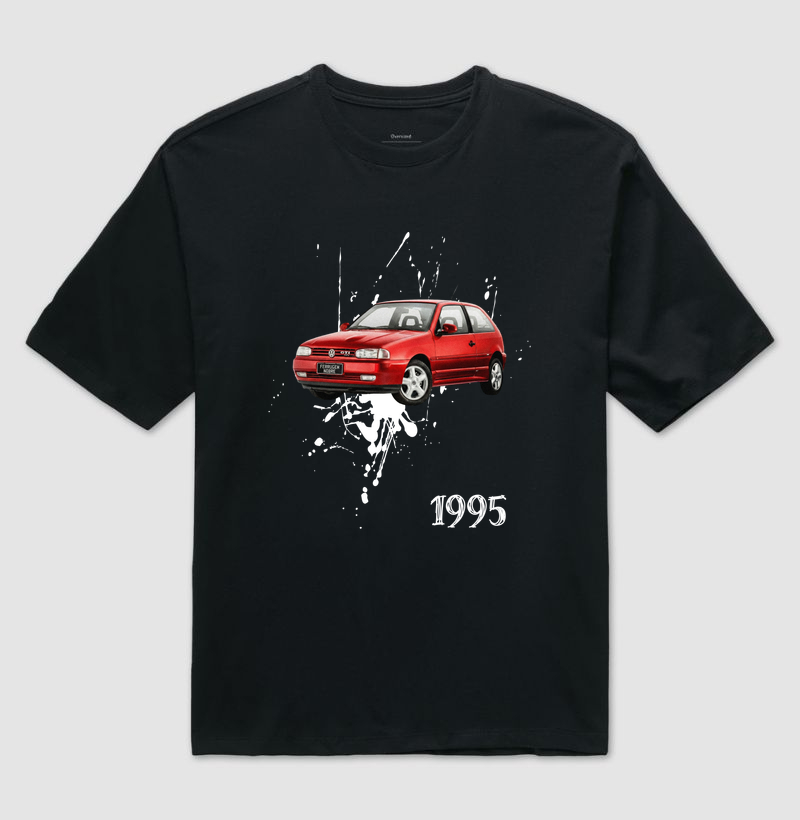 Camiseta VW Gol GTI 16V "Bola" 1995 - A Lenda da Bolha no Capô - Cores