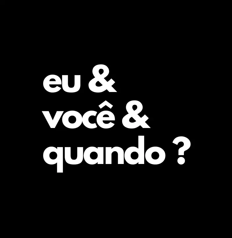 Eu e você