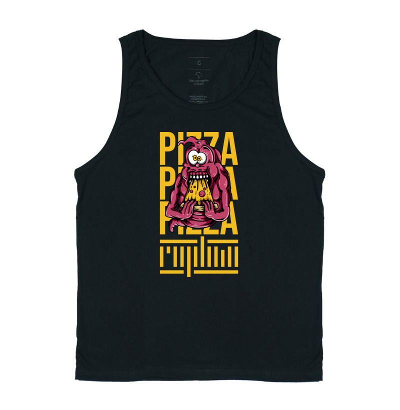 Fantasma comendo pizza