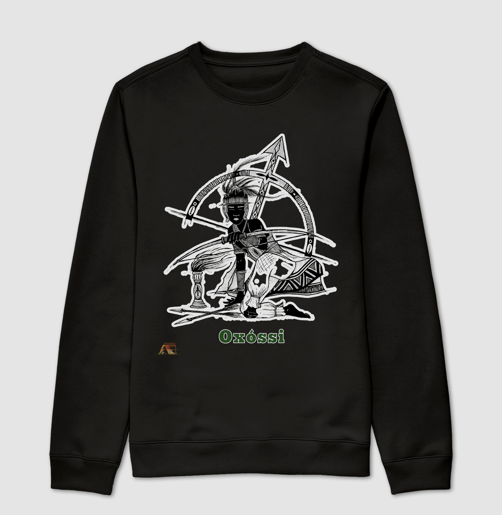  Camiseta Guardião das Matas  Oxóssi Vigilante 100% Algodão