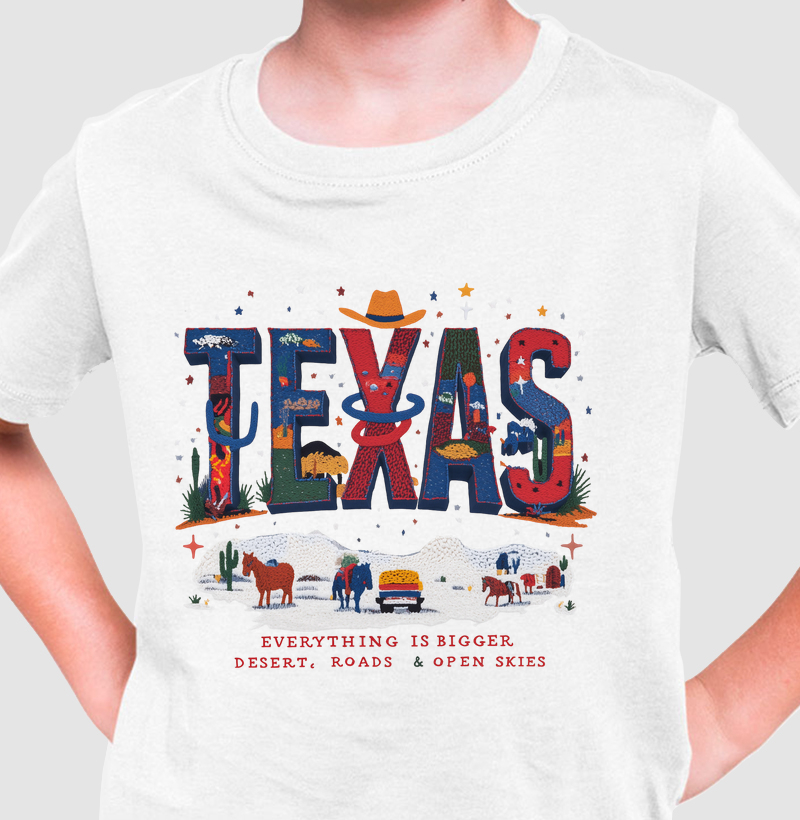 Texas Camiseta Infantil Agromoda
