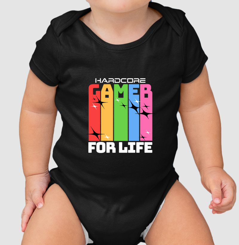 Body Infantil Hardcore Gamer For Life