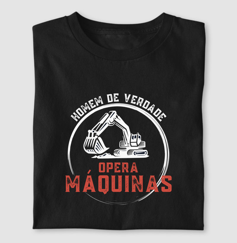 homem de verdade opera máquinas